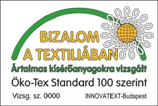 ÖKO-TEX Bizalom a textíliában minősítés